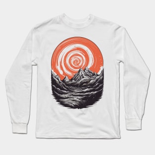 Vortex Mountains Vintage Long Sleeve T-Shirt